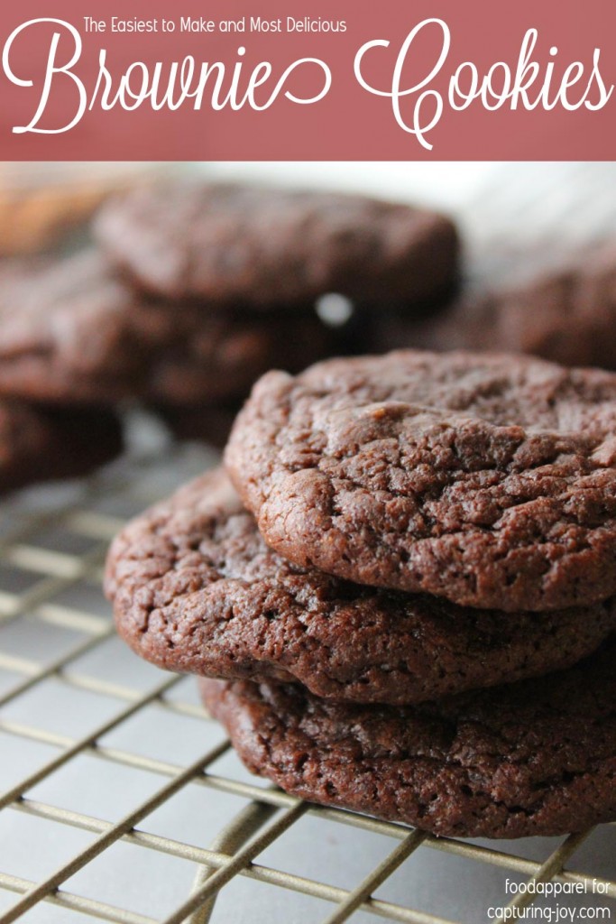 Brownie Cookies for a quick chocolate fix!