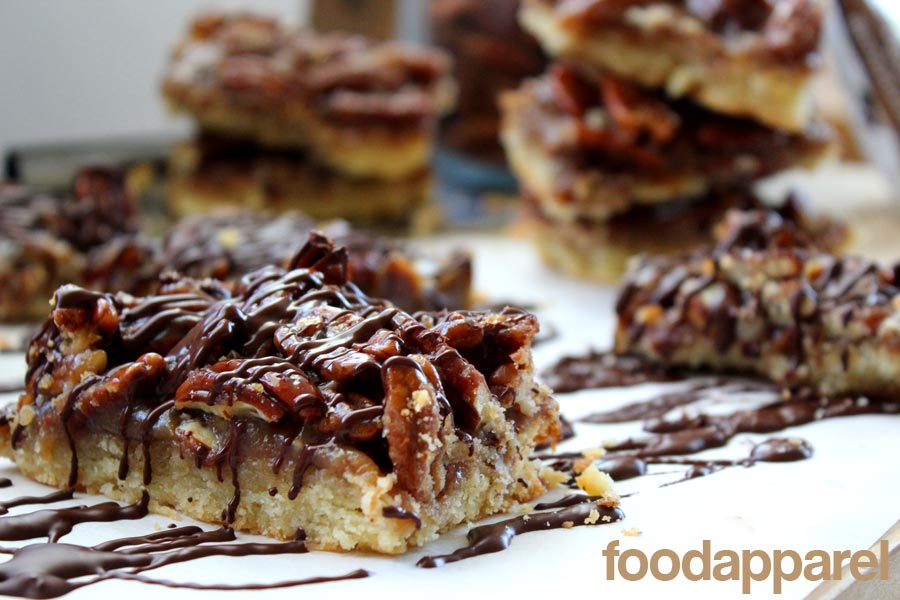Chocolate Drizzled Pecan Pie Bars - they are actually really easy to make and always get rave reviews!