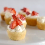 Strawberries and Cream Cookie Cups