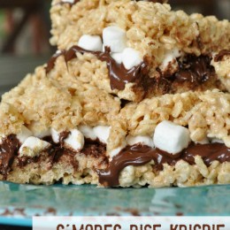 Smores Rice Krispie Treat Recipe