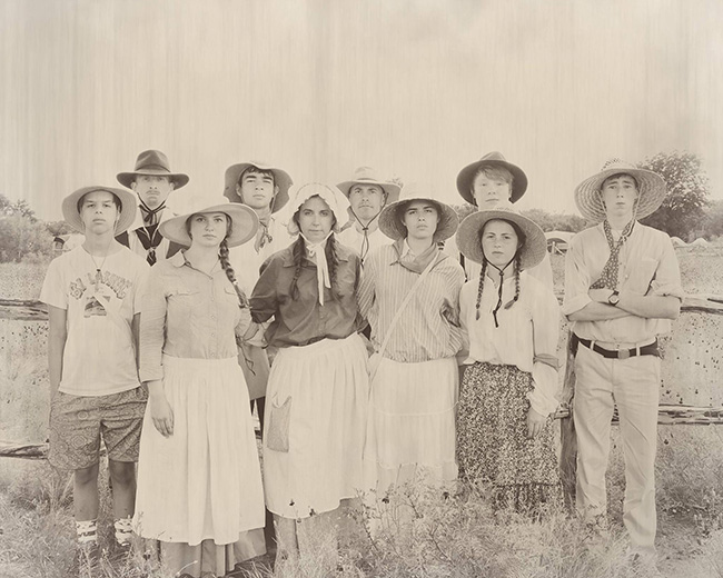 vintage pioneer family pictures from mormon trek