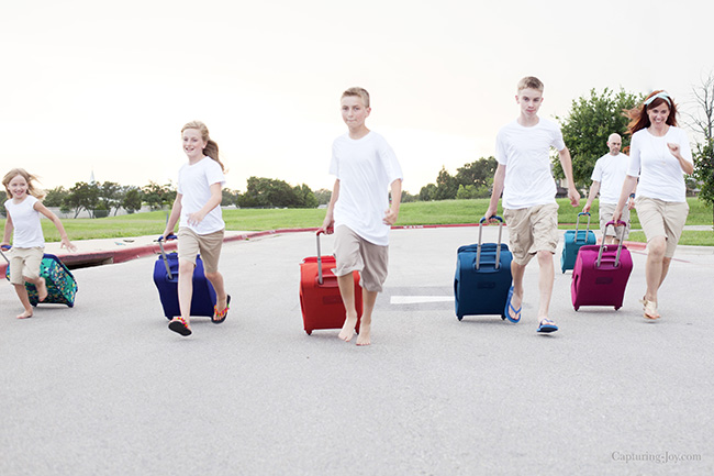 Family racing luggage, the best suitcase