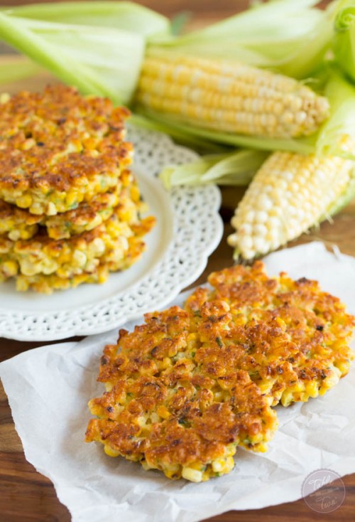 grilled corn fritters