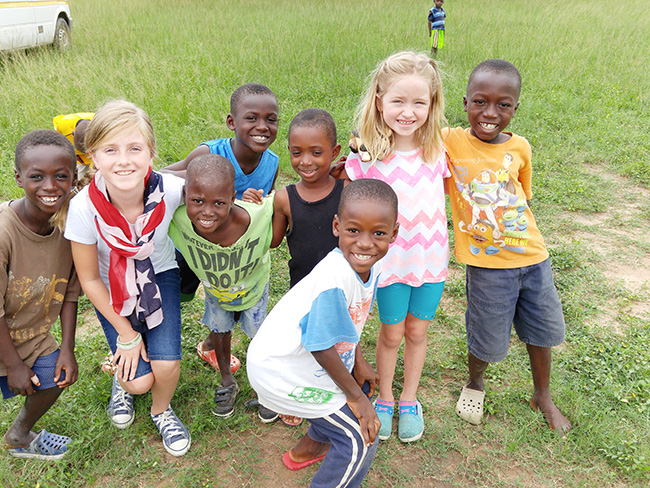 happy children of Ghana