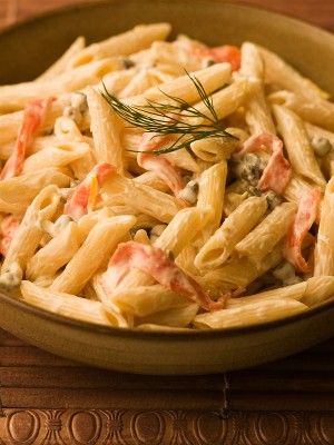 penne with salmon
