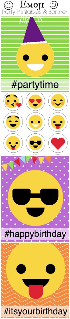 Emoji Birthday Free Printable Template