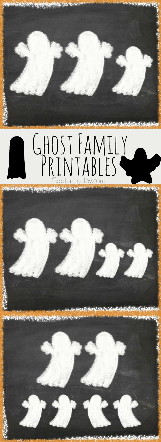 Ghost Family Printables