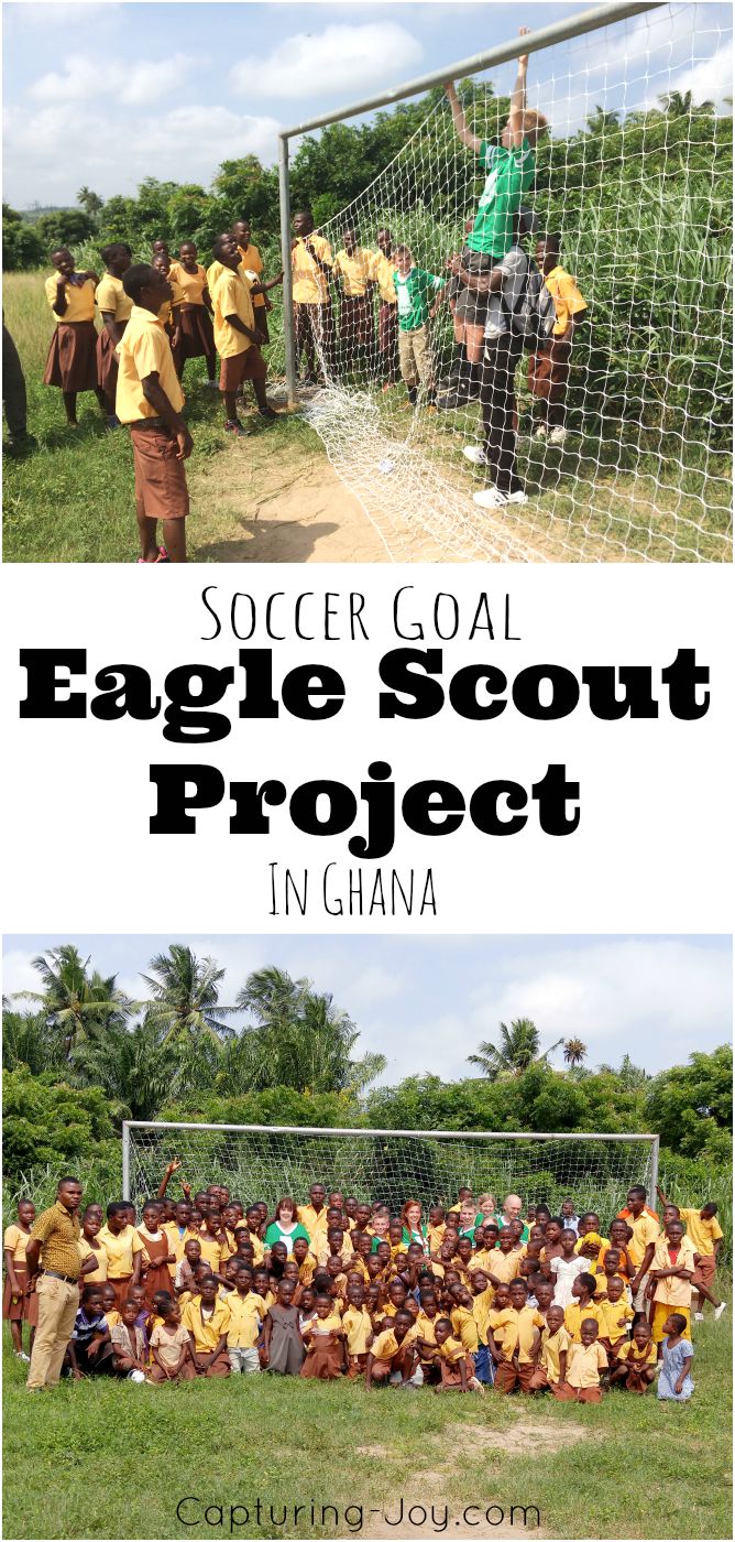 Soccer Goal Eagle Scout Project in Ghana by Capturing-Joy.com