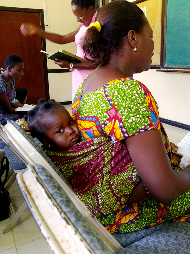 Baby in Ghana