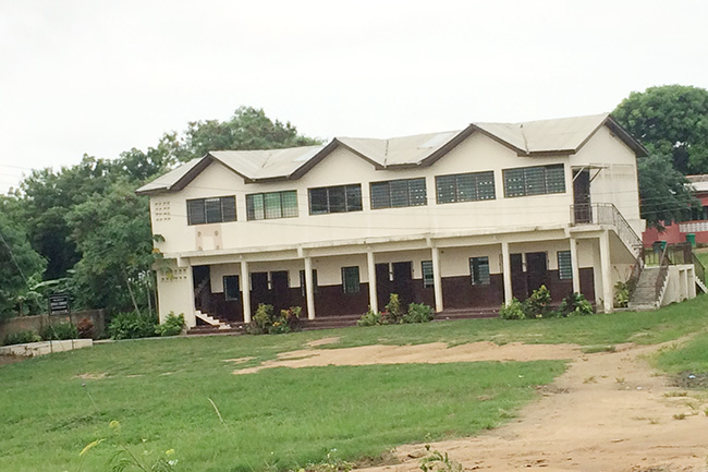 Mormon church building in Ghana