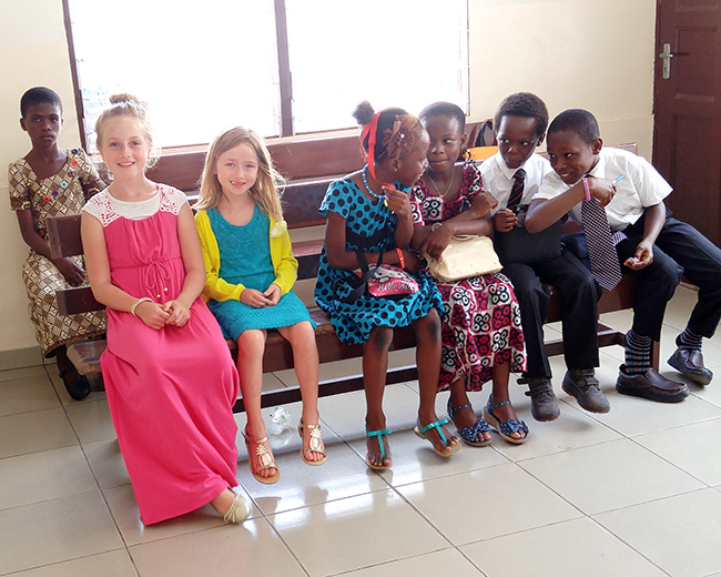 Primary kids in Ghana