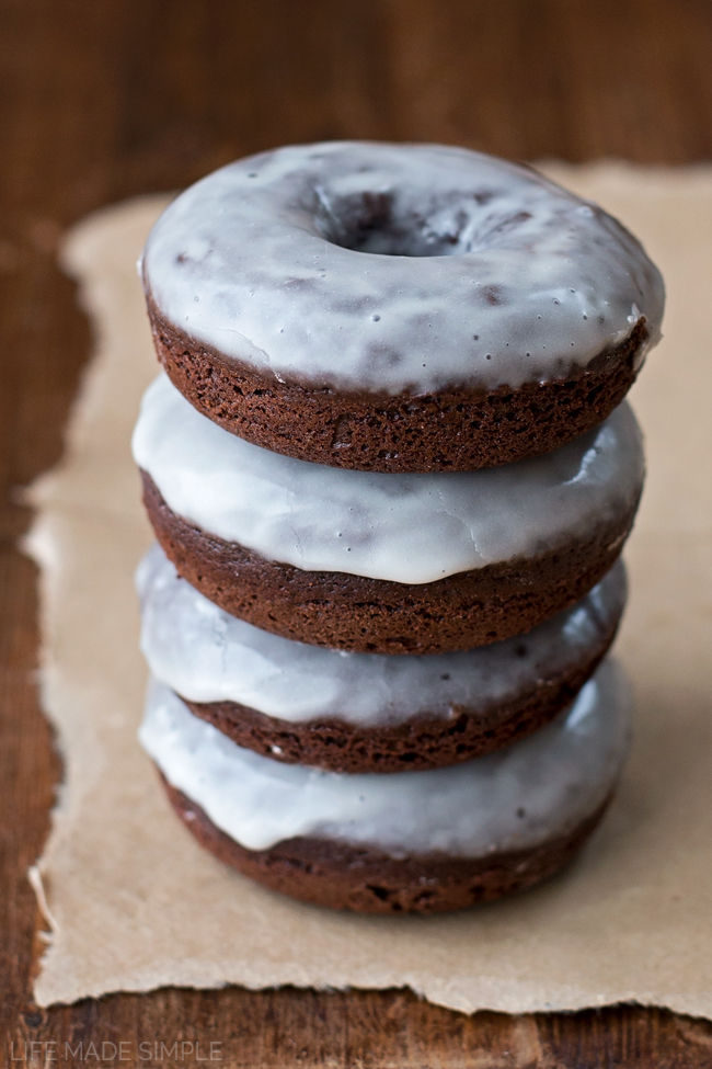 The Best Baked Chocolate Doughnuts 4