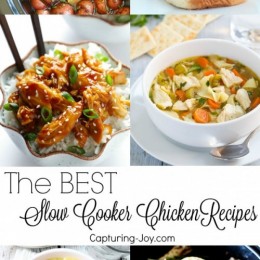15 of the BEST Slow Cooker Chicken Recipes! Quick and easy dinner ideas! Capturing-Joy.com