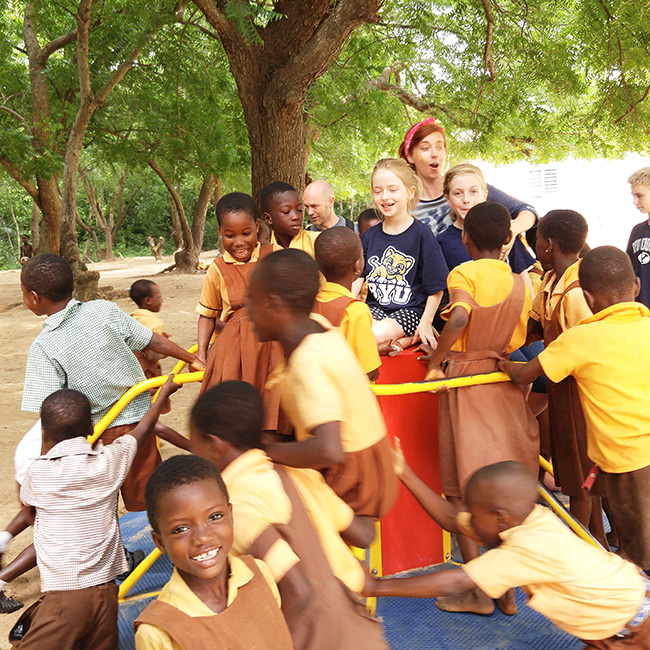 Empower Playground near Volta River in Ghana