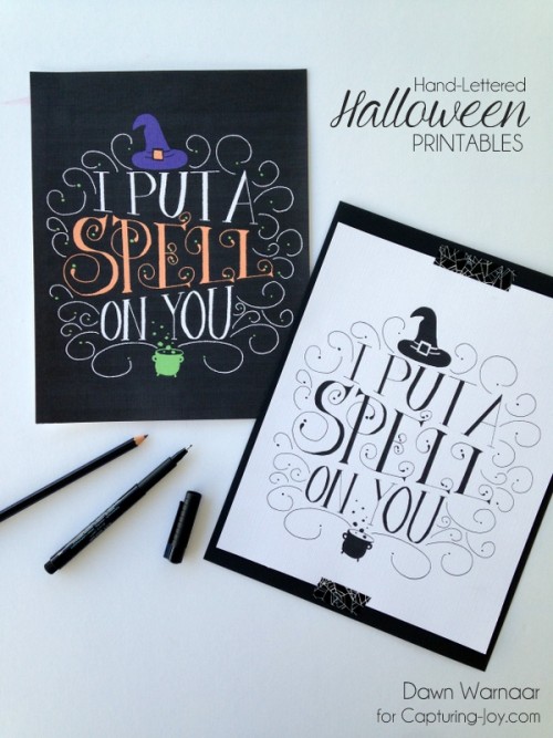 i put a spell on your halloween printable