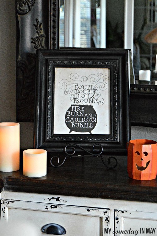 double double toil and trouble Printable Halloween Decorations