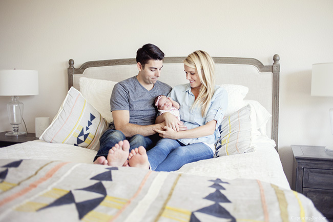 newborn photography with parents