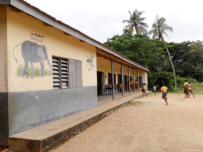 schoolchildren in Ghana
