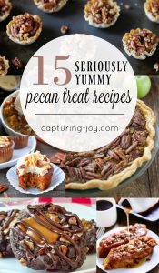 Pecan Treat Recipes that are deliciously perfect Fall treats.