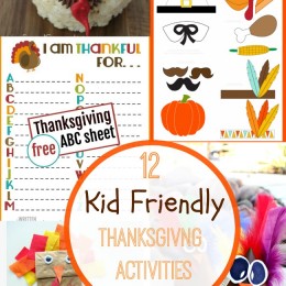 12 Kid Friendly Thanksgiving Activities! See them all on Capturing-Joy.com!
