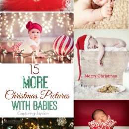 15 MORE Christmas Pictures with Babies on Capturing-Joy.com!