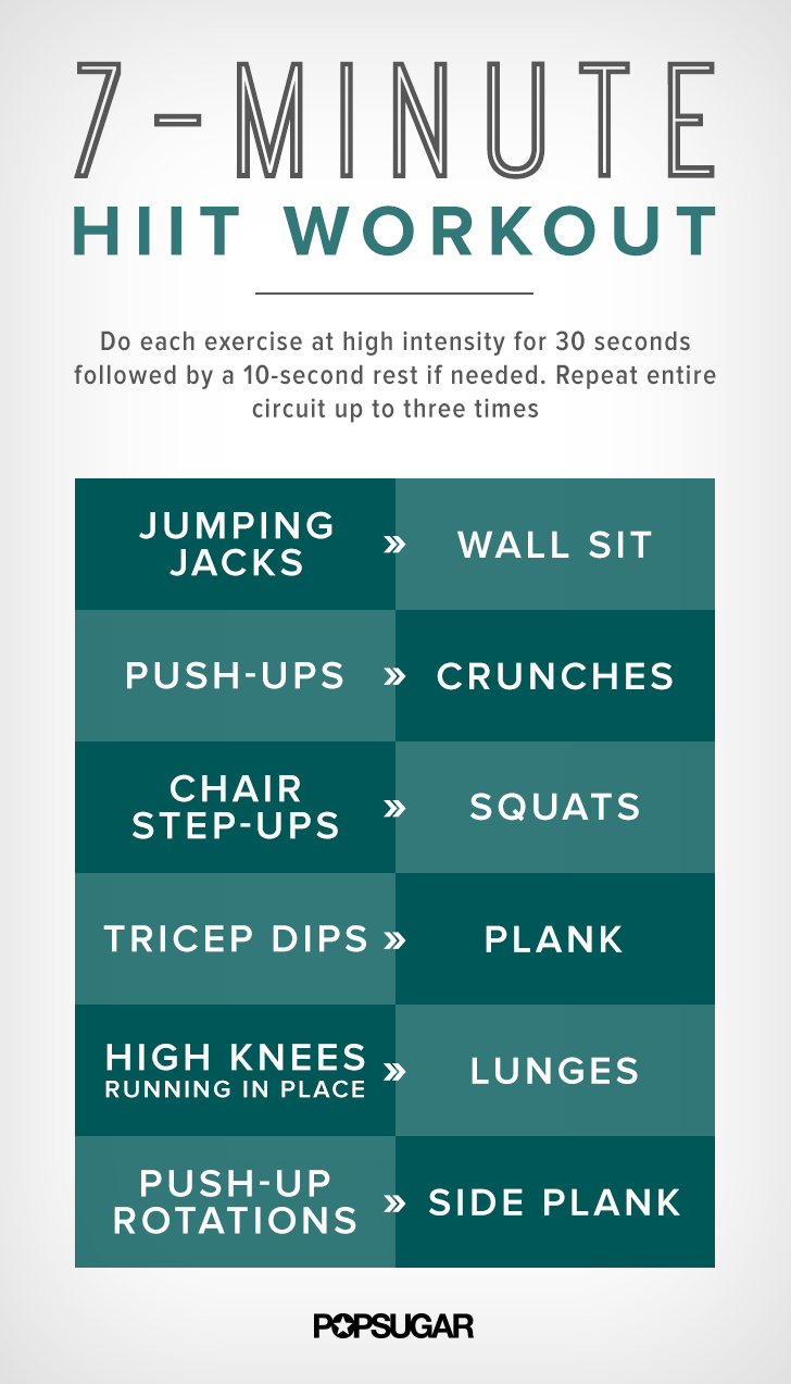 7 minute HIIT workout