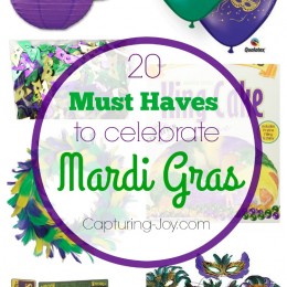20 Must Haves to Celebrate Mardi Gras this year! Capturing-joy.com