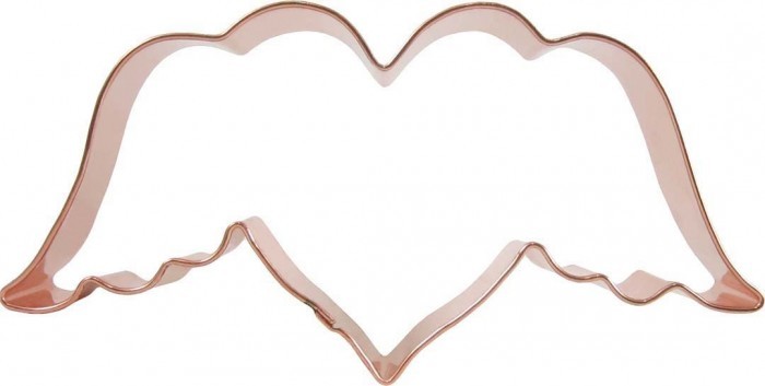 heart with wings cookie cutter