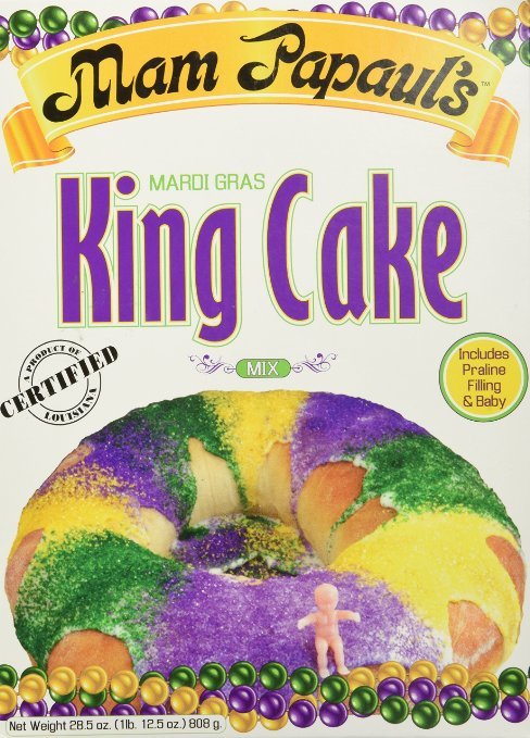 mardi gras king cake