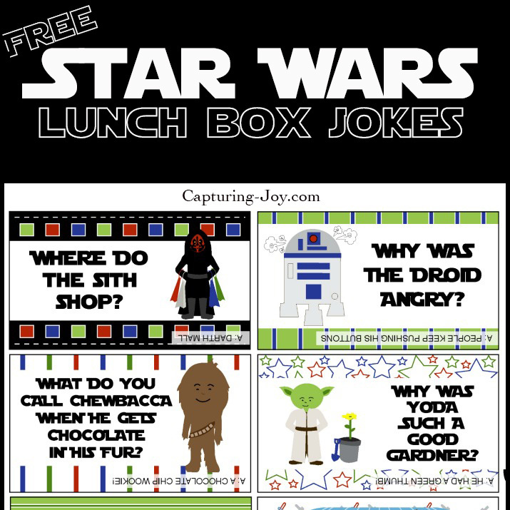 Star wars lunch box jokes