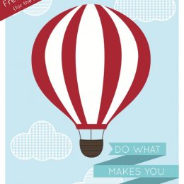 Hot Air Balloon Print