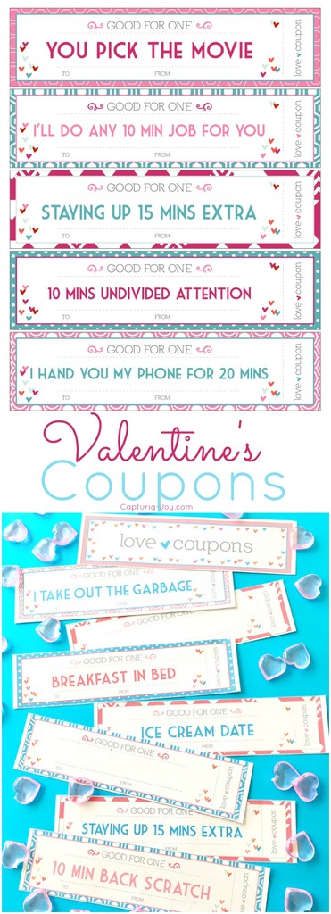 Day coupons him valentines for Printable Valentine's