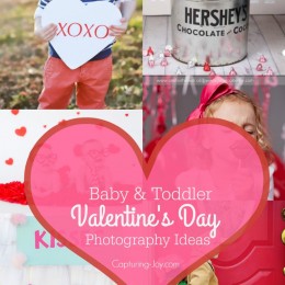 12 Valentine's Day Photography Ideas for Babies and Toddler! Check them all out at Capturing-Joy.com!