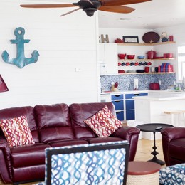 How to book vacation travel with AirBnB beach house cute home decor