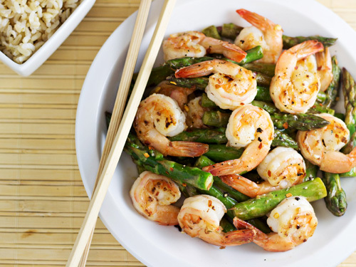 shrimp and asparagus stir fry recipe