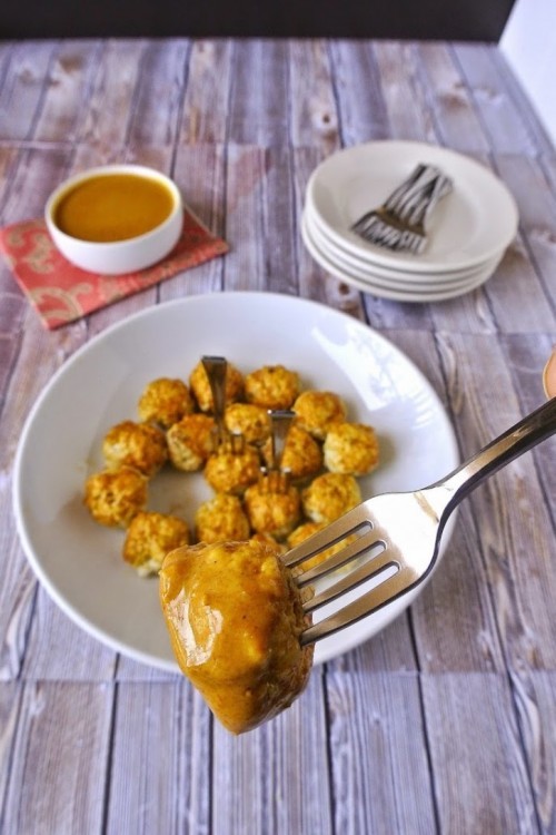 indian meatballs with coconut curry sauce