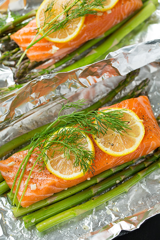 baked salmon and asparagus recipe