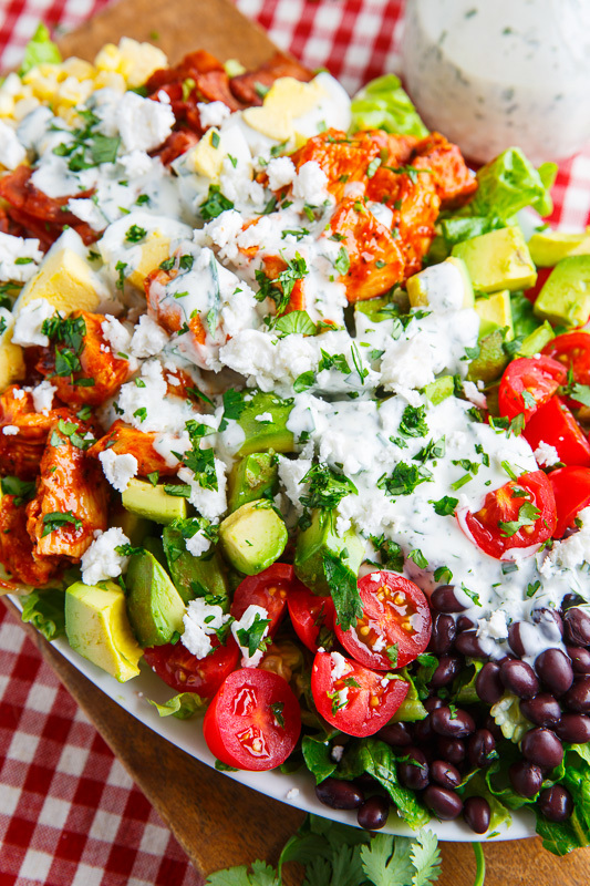 BBQ Chicken COBB Salad with Cilantro Lime Ranch Dressing 800 1981