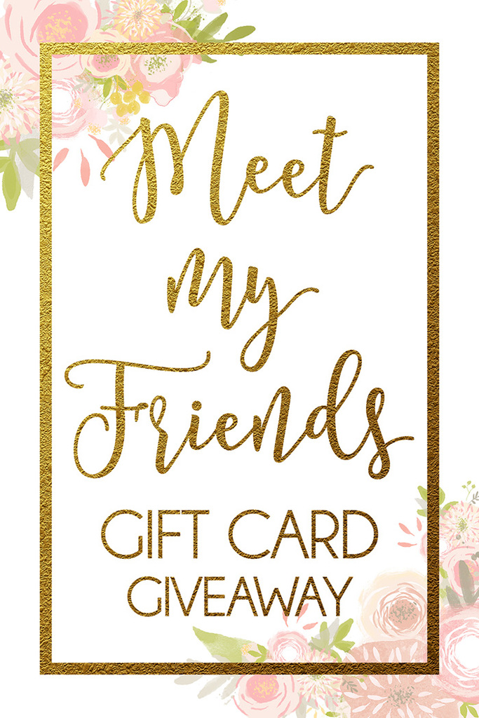 Meet My Friends Gift Card Giveaway