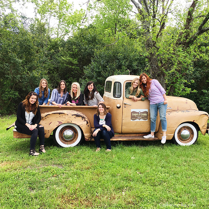 bloggers in a truck