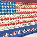 American Flag Donut Wall Display for Eagle Scout