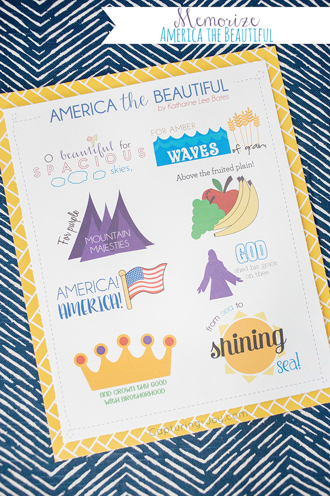 Fun patriotic party printables for your 4th of July party. | Capturing-Joy.com