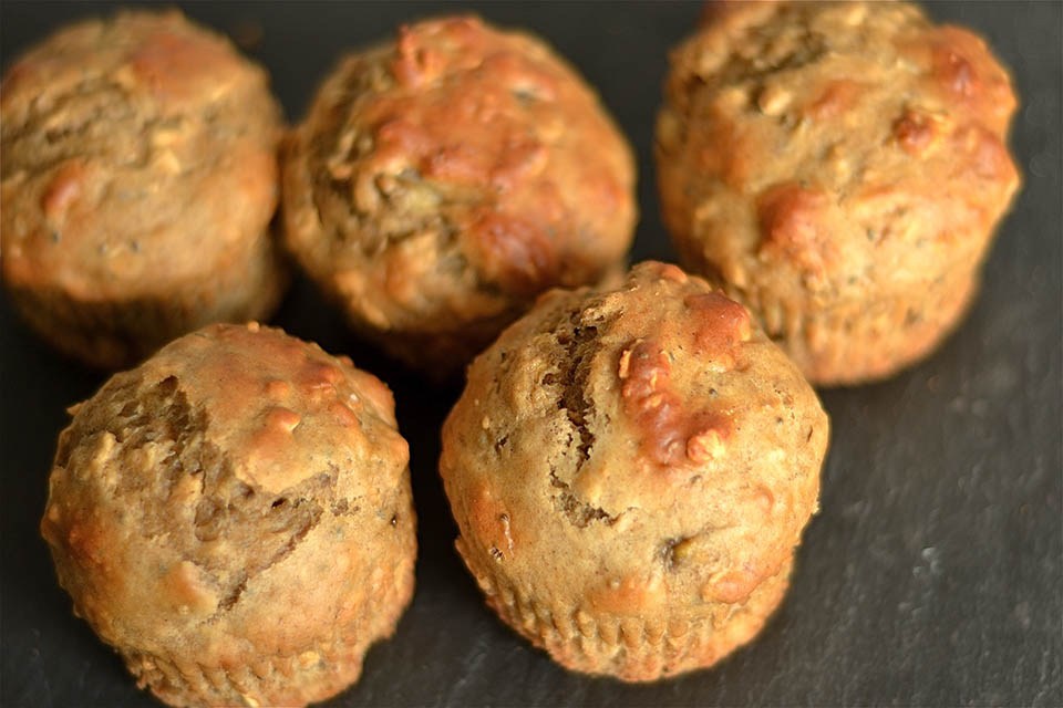 Peanut butter and honey muffins