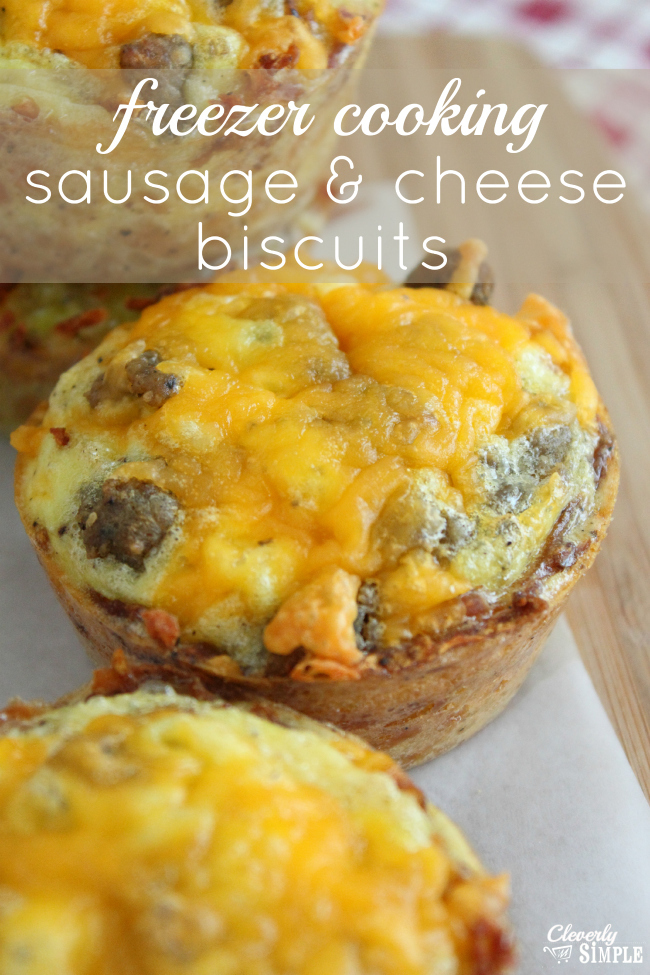 Sausage and cheese biscuit muffins
