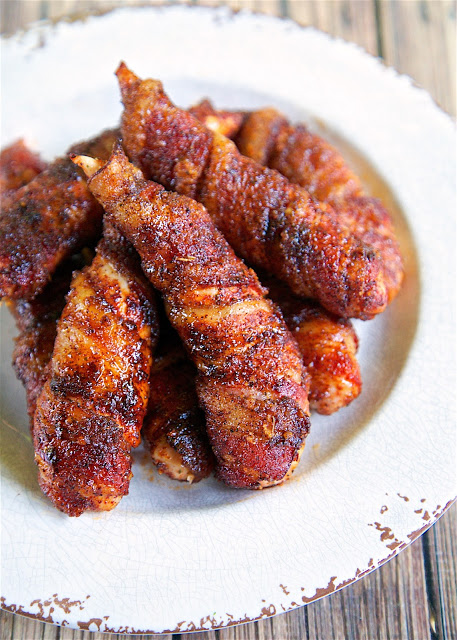 sweet & spicy bacon wrapped chicken tenders copy