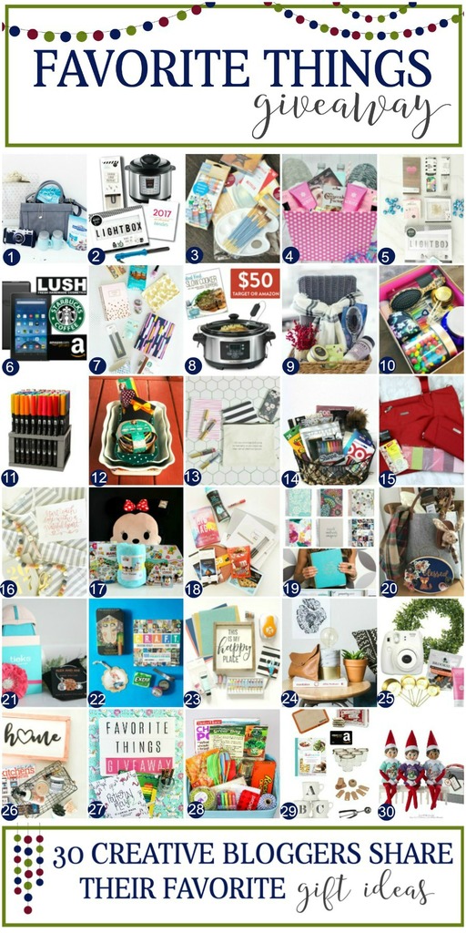 Favorite Things Gift Giving Guide and Giveaway