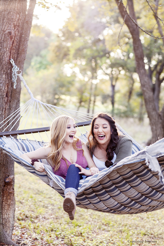 Senior girls glamping portrait session for pictures with photography