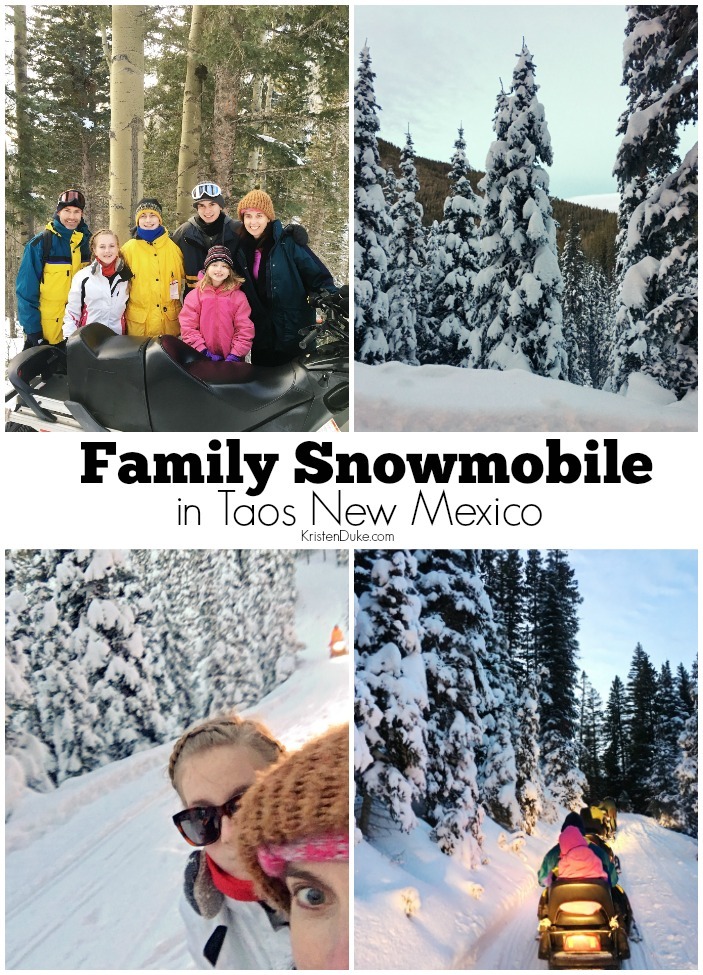 Snowmobiles at Taos Ski Resort