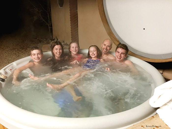hot tub vacation rental in Taos at Taos Ski Valley Lodging