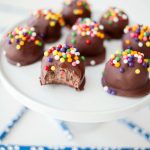Simple 4 ingredient Cake Bites recipe for party or after school snack